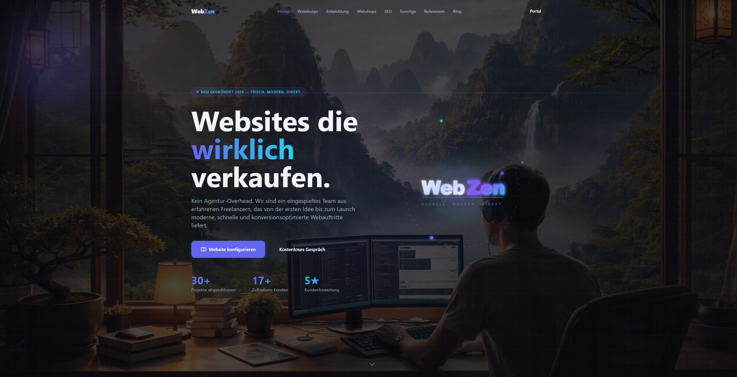 Website-Vorschau Desktop
